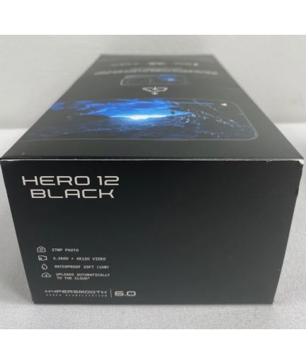 GoPro Hero12 New Sealed Black Includes Battery Waterproof 33’ 5.3K60 Video
